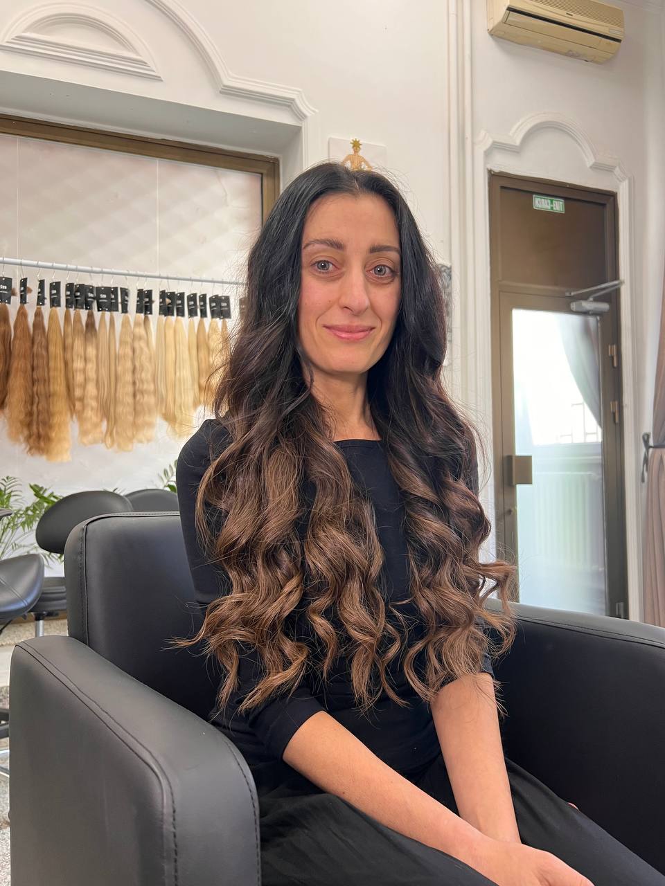 Rezultat rada sa dugom kosom u salonu S28 Hair Extension u Beogradu