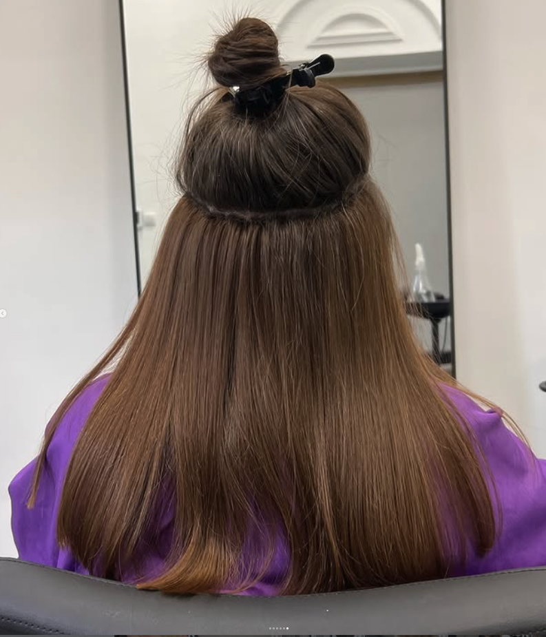 Before-and-after comparison of length and volume