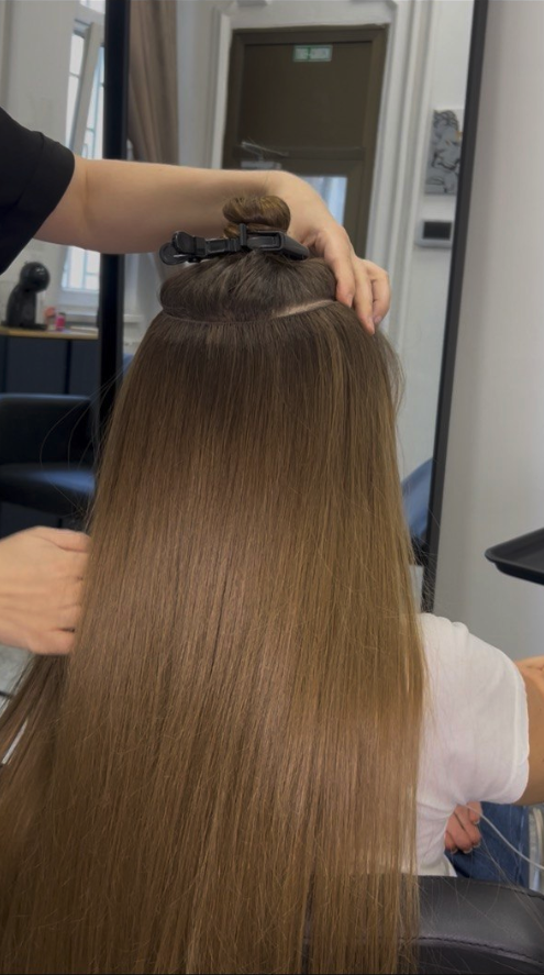 Before-and-after comparison of length and volume