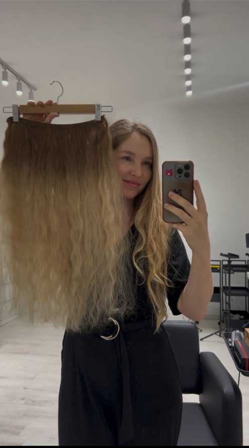 Before-and-after comparison of length and volume